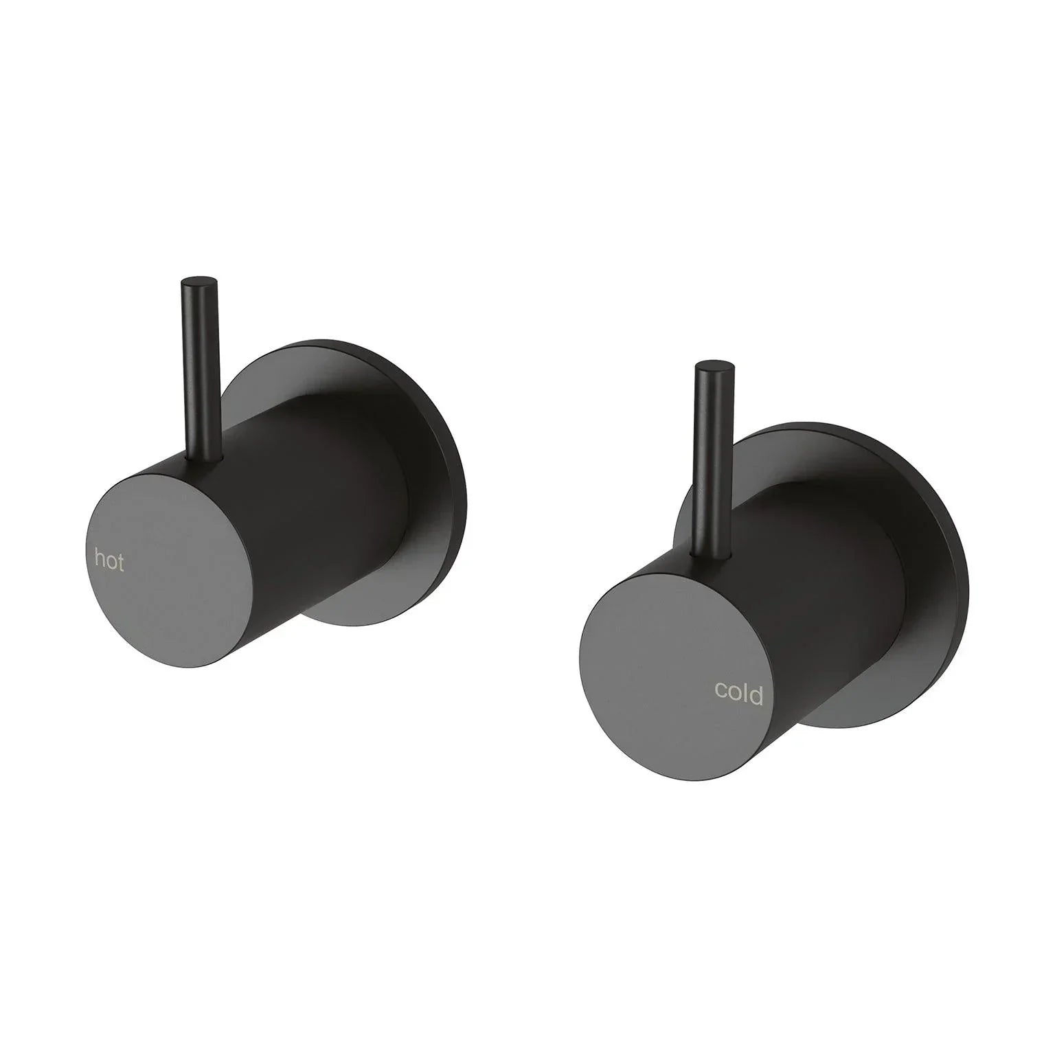 Phoenix Vivid Slimline Wall Top Assemblies 15mm Extended Spindles - Ideal Bathroom CentreVS067MBMatte Black