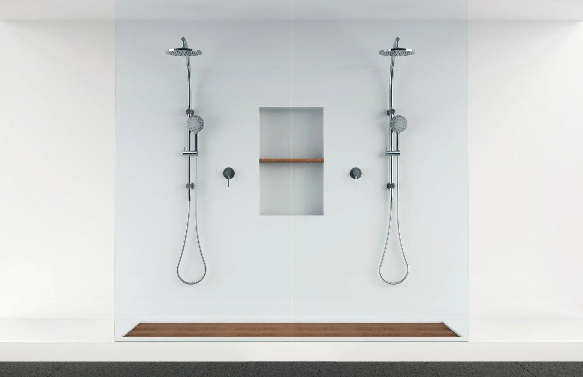 Phoenix Vivid Twin Shower - Ideal Bathroom CentreV726-12Brushed Gold