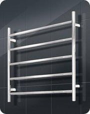 Radiant Round Bar Heated Towel Rails 5 Bar 750x550mm - RTR03 - Ideal Bathroom CentreRTR03