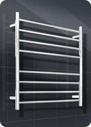 Radiant Round Bar Heated Towel Rails 8 Bar 750x750mm- RTR06 - Ideal Bathroom CentreRTR06