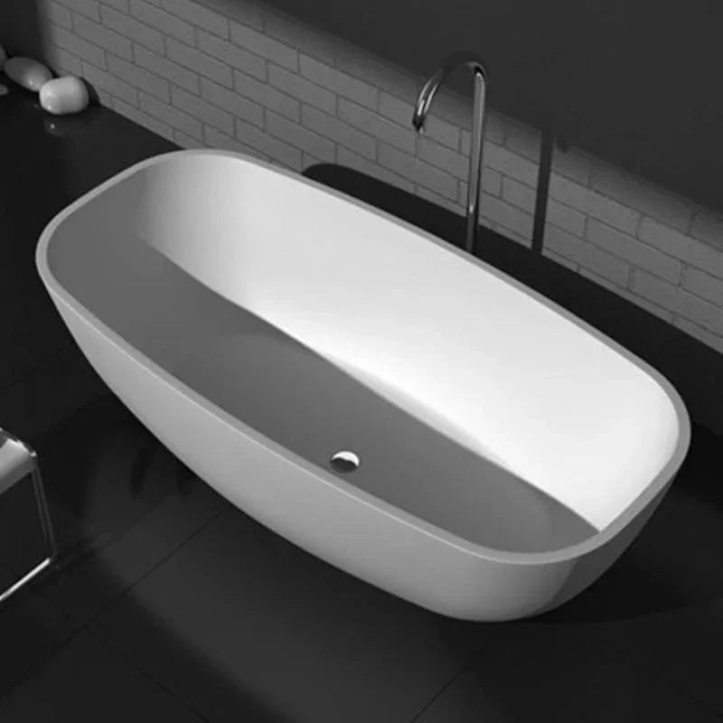 Studio Bagno Lago 1700mm Freestanding Bath - Ideal Bathroom CentreSB6580Semi Gloss White