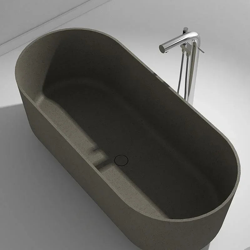Studio Bagno Lust 1600m Freestanding Bath - Ideal Bathroom CentreLUS007/AGMatte Ash Grey