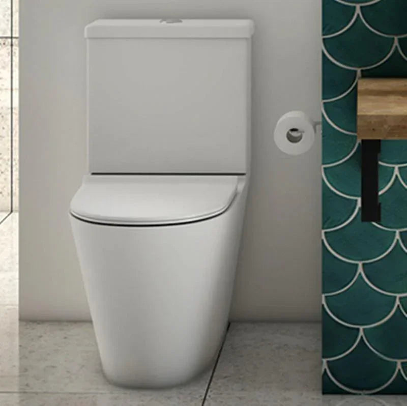 Studio Bagno Manhattan Rimless Back To Wall Toilet Suite - Ideal Bathroom CentreMAN001Back Inlet