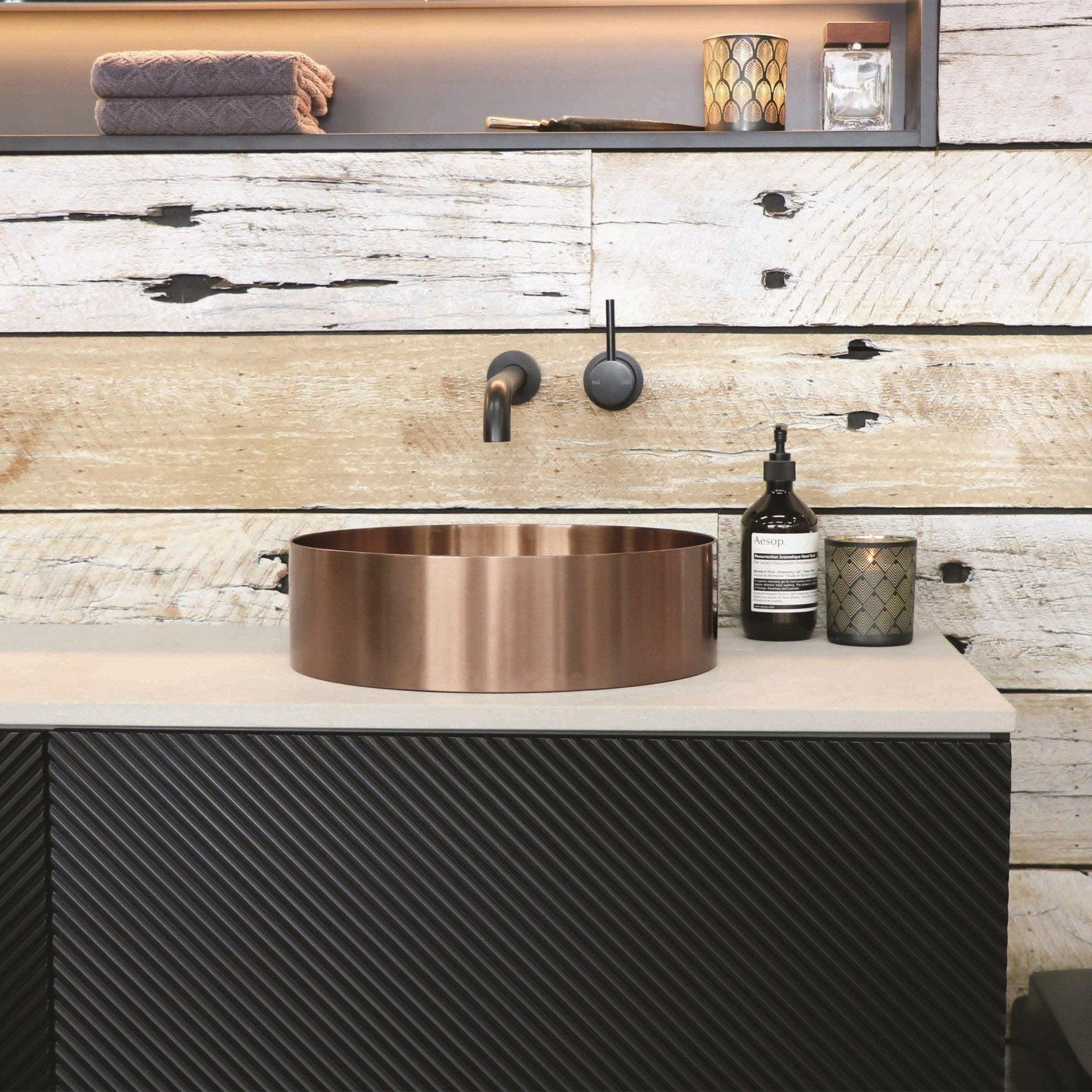 Studio Bagno Meteor 380mm Basin - Ideal Bathroom CentreSBSUSS/CUBrushed Copper