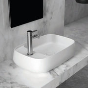 Studio Bagno NUR 60X Plan 600mm Basin - Ideal Bathroom CentreNUR60XSMWMatte White