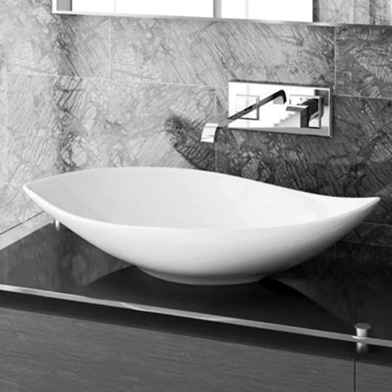 Studio Bagno Piroga 650mm Basin - Ideal Bathroom CentreLV0140Gloss White