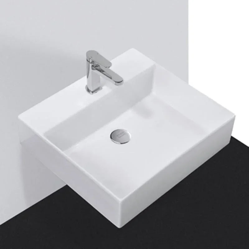 Studio Bagno Shard 500mm Basin - Ideal Bathroom CentreSHA50Gloss WhiteGloss White