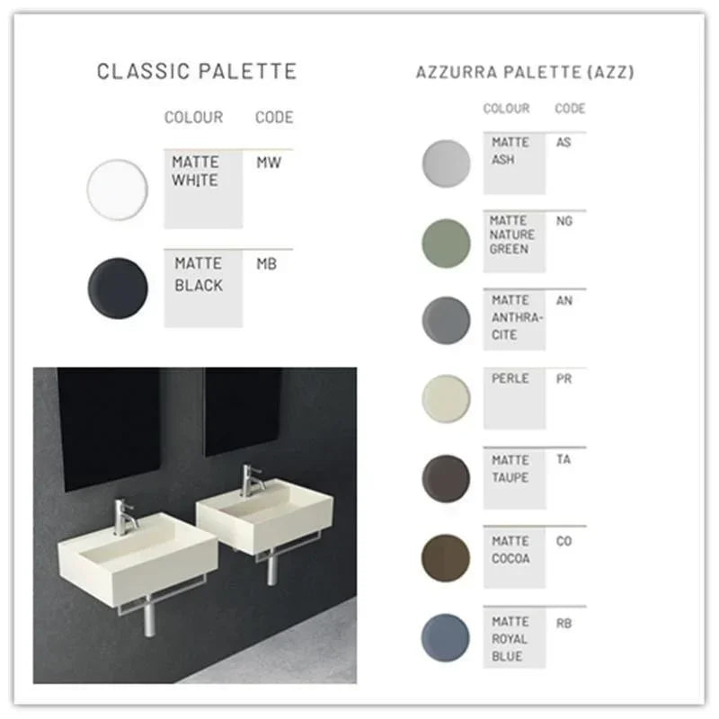 Studio Bagno Shard 500mm Basin - Ideal Bathroom CentreSHA50Gloss WhiteGloss White