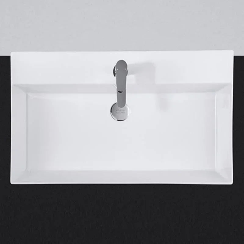 Studio Bagno Shard 750mm Basin - Ideal Bathroom CentreSHA75Gloss WhiteGloss White