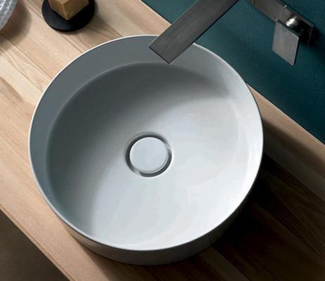 Studio Bagno Shard X Circle 405mm Basin - Ideal Bathroom CentreSHAXCIRMatte WhiteMatte White