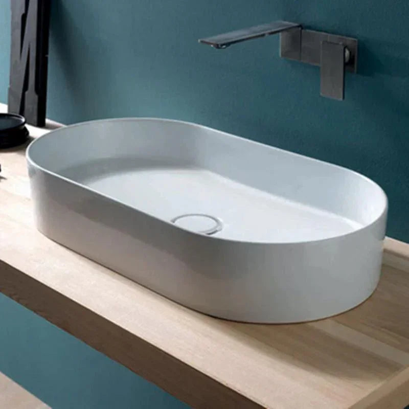 Studio Bagno Shard X Oval 650mm Basin - Ideal Bathroom CentreSHAXOVMatte WhiteMatte White