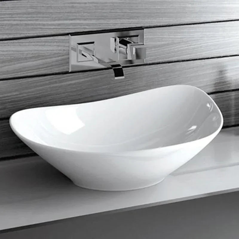 Studio Bagno Sinfonia 530mm Basin - Ideal Bathroom CentreLVA120Gloss WhiteGloss White
