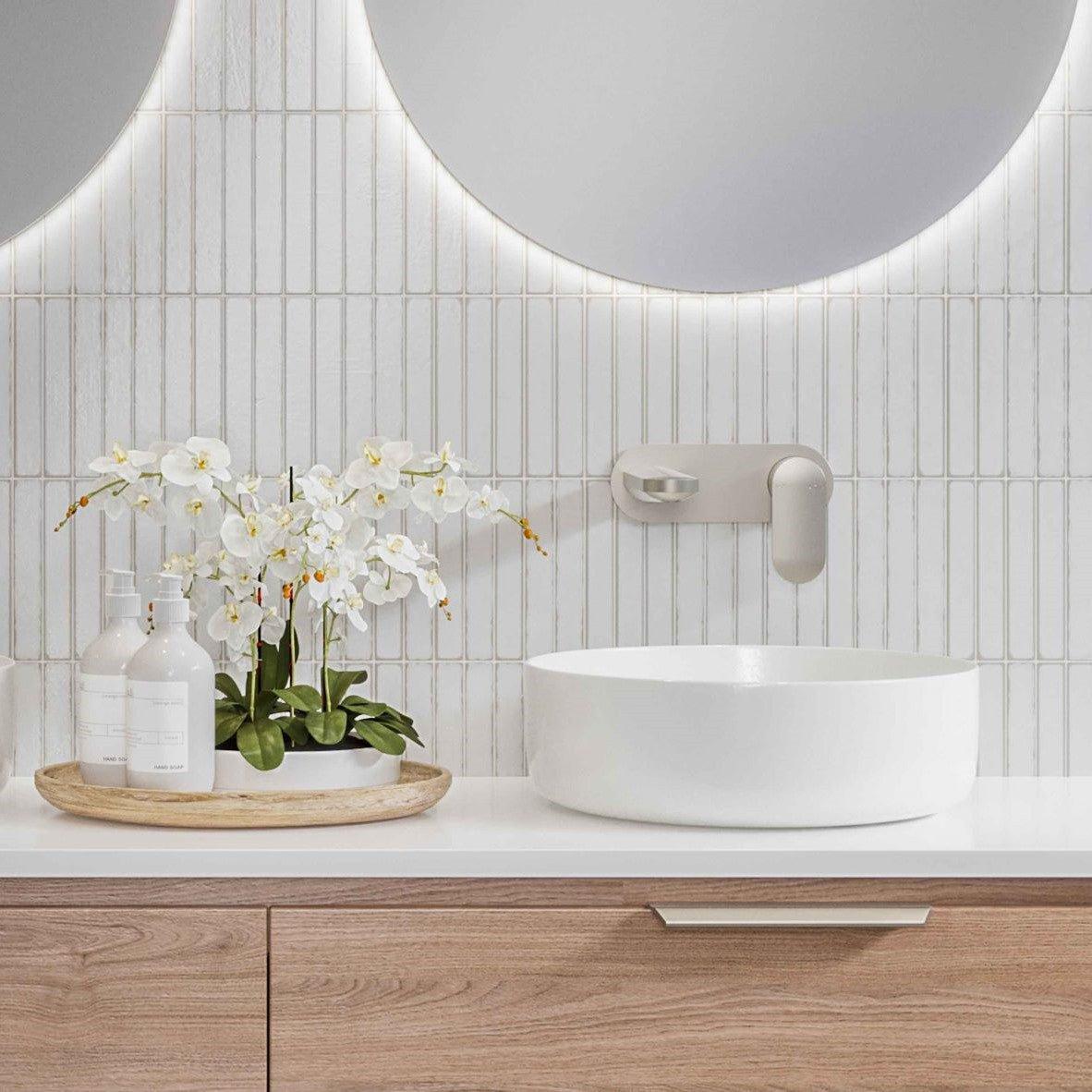 Timberline Allure Above Counter Basin - Ideal Bathroom CentreALL-BS-360-GW-SGloss White