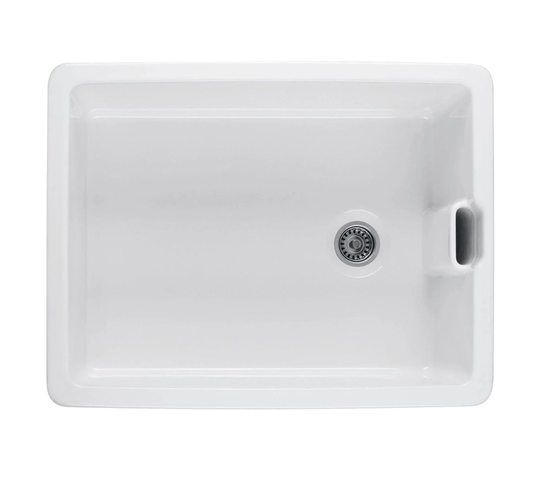Turner Hastings Belfast 60 x 46 Fine Fireclay Butler Sink with Internal Overflow - Ideal Bathroom Centre7400