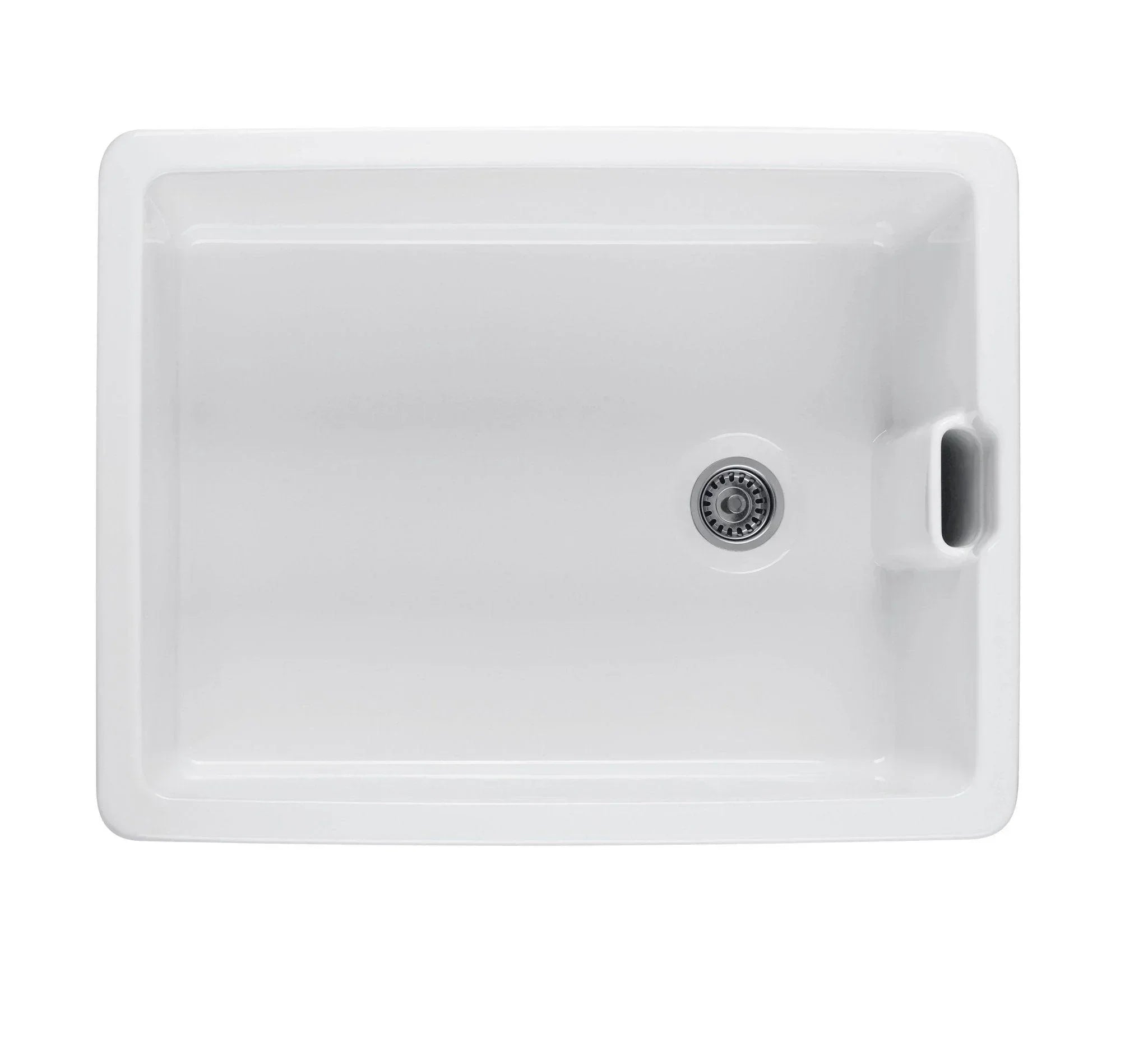 Turner Hastings Belfast 60 x 46 Fine Fireclay Butler Sink with Internal Overflow - Ideal Bathroom Centre7400